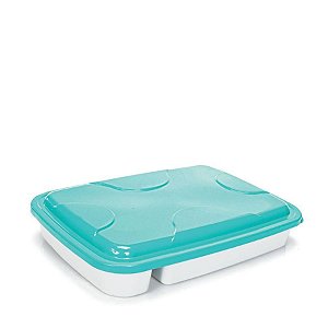 PORTA TALHER BRANCO/COM TAMPA COLOR