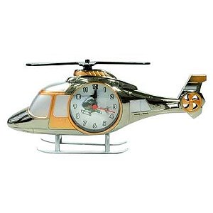 Relógio de Mesa Despertador Helicóptero