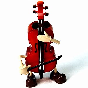 Caixa Musical Formato De Violino