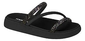 Sandália Feminina Brilho Strass Tendência Moda Original