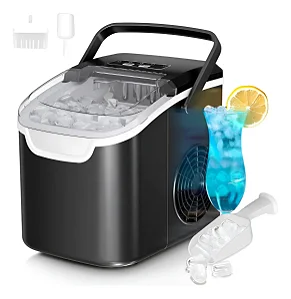 Máquina De Gelo Eficiente Rápida 2 Tipos Cubo Ice Portátil
