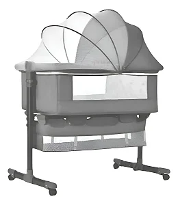 Berço Portátil Bebê Acoplado Co-Bed Connect Maxi baby - CINZA