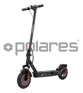 POLARES Z20PRO Patinete Elétrico Premium 500w Pneu Aderente Velocidade Máxima 32km/h Motorizado Até 30km De Autonomia Polares Cor Preto