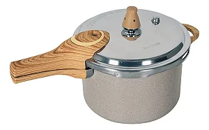 Panela De Pressão Ceramic Life Pressure 4,2l Areia Brinox