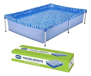 Piscina Retangular Pequena 1000 Litros Portátil - Mor