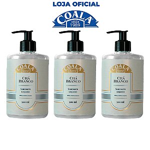 Kit 3 Unidades Coala Sabonete Líquido Chá Branco 500 ml