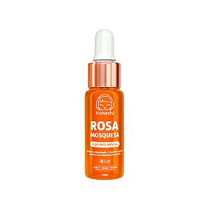 Óleo de Rosa Mosqueta 100% Puro Natural Kokeshi Reparação e Hidratação 20ml