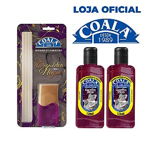 Kit Coala Orquídea Negra Limpador 120 Ml + Difusor 100 ml