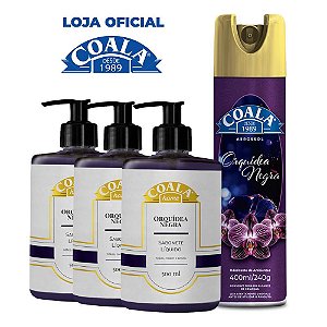 Kit Coala Orquídea Negra Sabonete + Aerossol