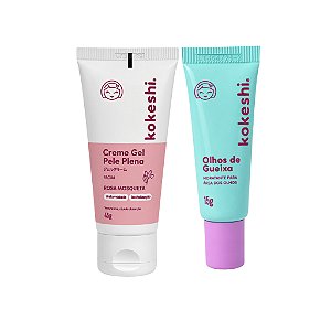 Kit Pele Radiante Hidratante Pele de Porcelana + Creme Pele Plena Kokeshi
