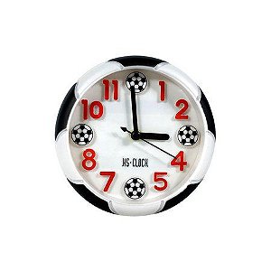 Relógio Despertador De Mesa Decoração Bola de Futebol