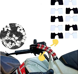 Separador de cabo preto e branco