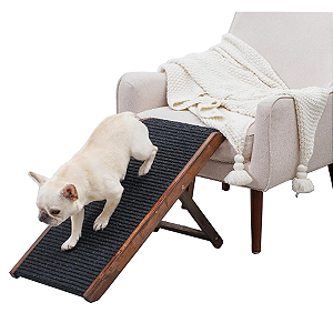 Rampa Para Cachorro e Gato Antiderrapante 4 Níveis - Envernizada
