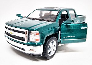 Chevrolet Silverado Verde - Escala 1/46 13 CM