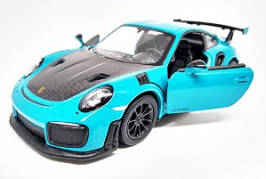 Porsche 911 GT2 RS Azul - Escala 1/36 12 CM