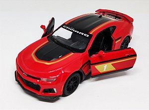 Chevrolet Camaro 2017 Vermelho - Escala 1/38 - 12 CM