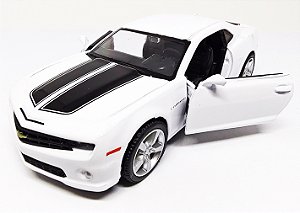 Chevrolet Camaro 2010 Branco - Escala 1/38 - 12 CM