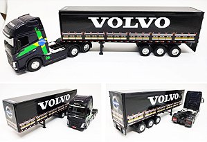 VOLVO FH500 + CARRETA  PERSONALIZADA - ESCALA 1/64 (25 CM)