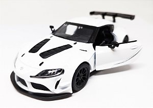 Toyota Supra Racing Concept Branco - Escala 1/36 12 CM