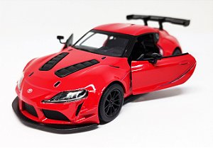 Toyota Supra Racing Concept Vermelho- Escala 1/36 12 CM