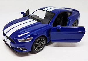 Ford Mustang 2015 GT Azul - Escala 1/38 - 12 CM