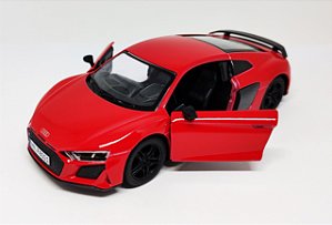 Audi R8 Coupé Vermelho - Escala 1/36 12 CM