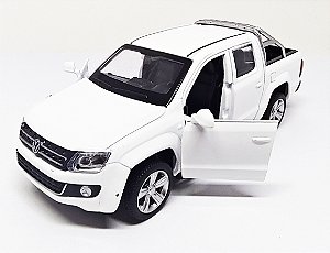 Volkswagen Amarok Branca  - ESCALA 1/46 - 11 CM