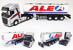VOLVO FH500 ALE  - ESCALA 1/64 + CARRETA (ESCALA 1/64) = 25 CM