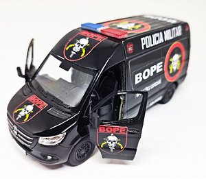 Mercedes Benz Sprinter BOPE Policia Militar Tático - ESCALA 1/48 - 12 CM