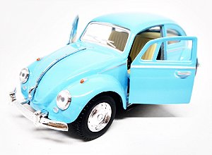 Volkswagen Fusca Azul - Escala 1/32 - 13 CM