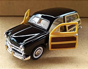 Ford Woody Wagon 1949 Preta - Escala 1/40 13 CM