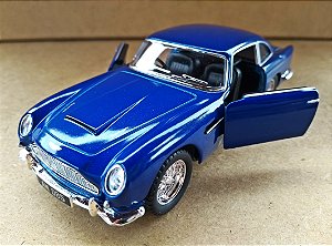 Aston Martin DB5 1963 Azul - Escala 1/38 13 CM