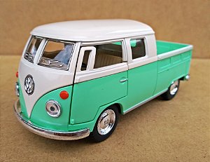 Volkswagen Kombi 1962 Verde/Branca - Escala 1/32 - 13 CM