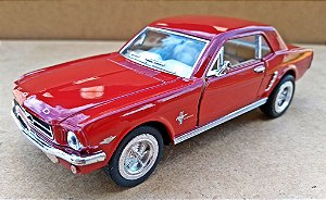 Ford Mustang 1964 Vinho- Escala 1/36 - 12 CM