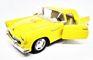 Ford Thunderbird 1955 Amarelo - Escala 1/36 - 12 CM