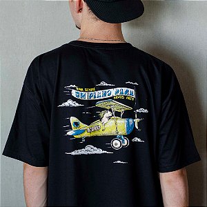 Camiseta Aero Plano Preto