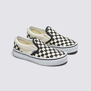 Tênis Vans Infantil sem cadarço - Slip On Quadriculado