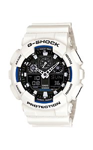 Relógio G-Shock GA-100B branco 70g