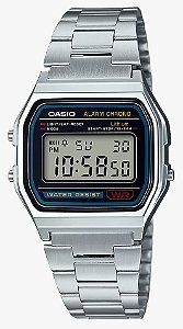 Relógio Casio vintage Digital Prata A158
