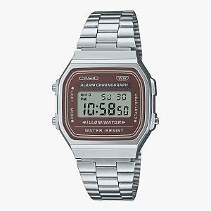 Relógio Casio Vintage Prata A168WA