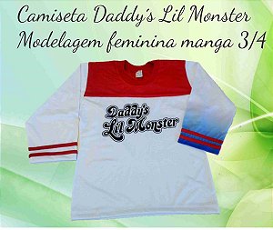 Blusa Alerquina Daddys Lil Monster Manga 3/4