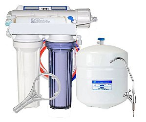 Filtro Osmose Reversa 4 Estágios 360 litros/dia certificado INMETRO