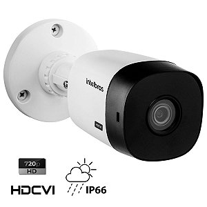 Câmera Intelbras VHL 1120B, HD 720p HDCVI, Bullet, Infra 20m, Branca, Resistente a Chuva