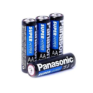 PILHA PEQUENA AA 4 UNIDADES PANASONIC