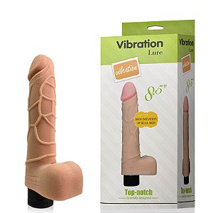 PRÓTESE REALÍSTICO 20,7 X 3,5 CM COM VIBRAÇAO