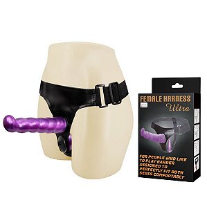 CINTA PENIANA COM PLUG VAGINAL – FEMALE HARNESS ULTRA