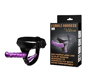 CINTA PENIANA COM PLUG VAGINAL – FEMALE HARNESS ULTRA