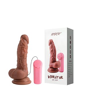 PRÓTESE COM VENTOSA E VIBRAÇÃO 13,4 CM  – NICK - DI-135
