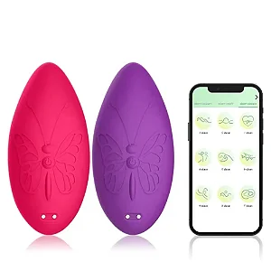 VIBRADOR DE CALCINHA BORBOLETA - VIA APLICATIVO – LB14