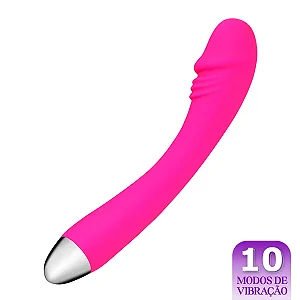 VIBRADOR TEXTURIZADO E FLEXÍVEL RECARREGÁVEL